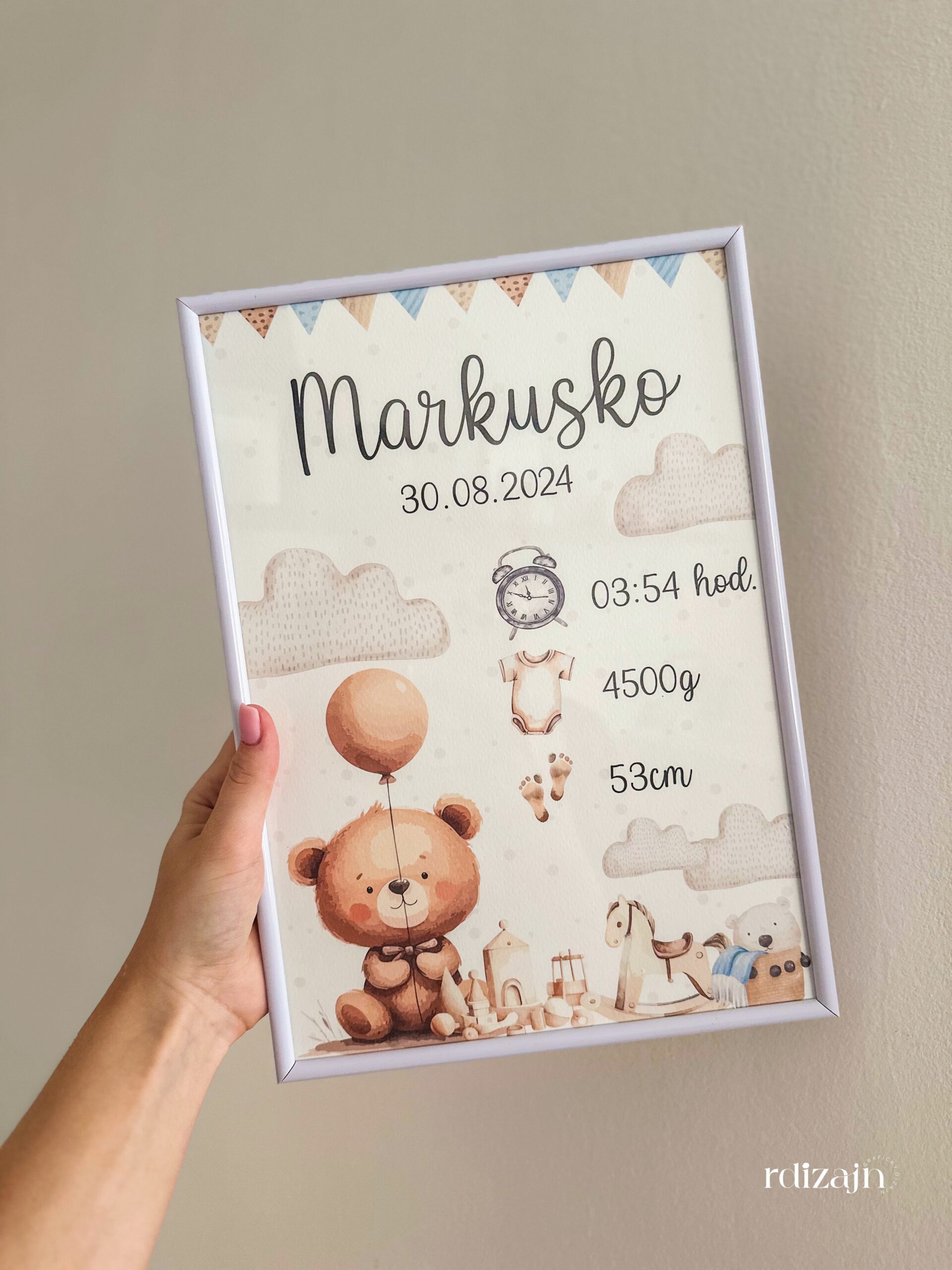 detske-personalizovane-ramceky-s-udajmi-o-narodeni-babatka-16 Detské personalizované rámčeky s údajmi o narodení bábätka