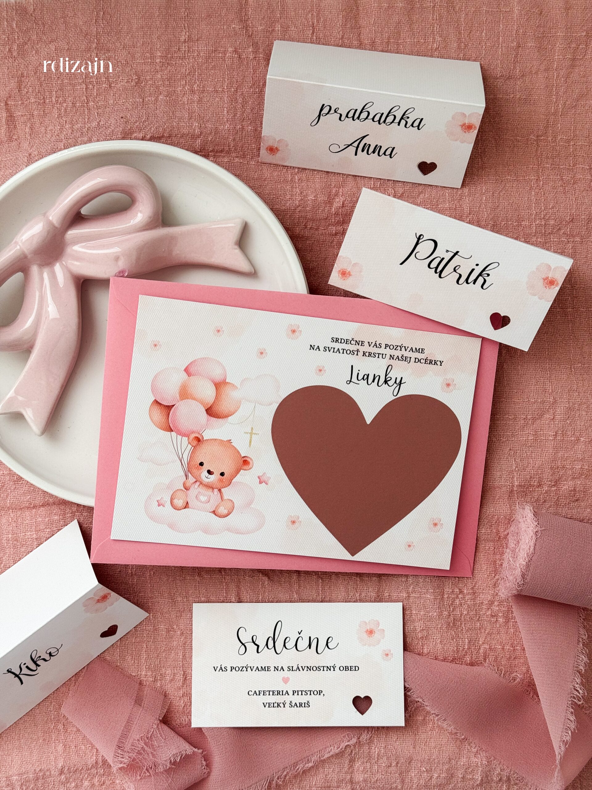Pozvánka na krstiny, pozvánka na krst