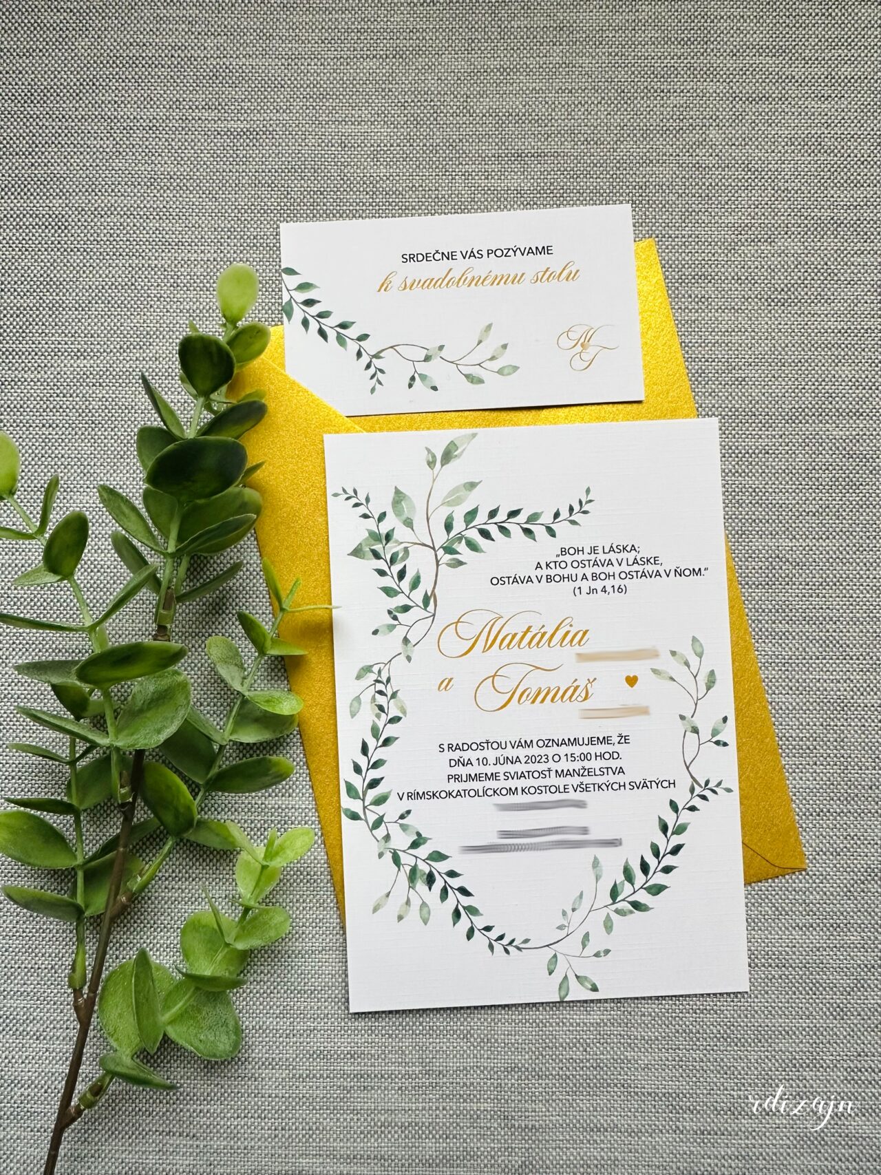 svadobne-oznamenia-prirodna-sviezost Svadobné oznámenia so zeleňou, prírodné svadobné oznámenia