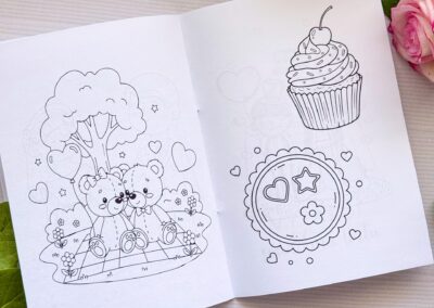 Svadobná omaľovánka