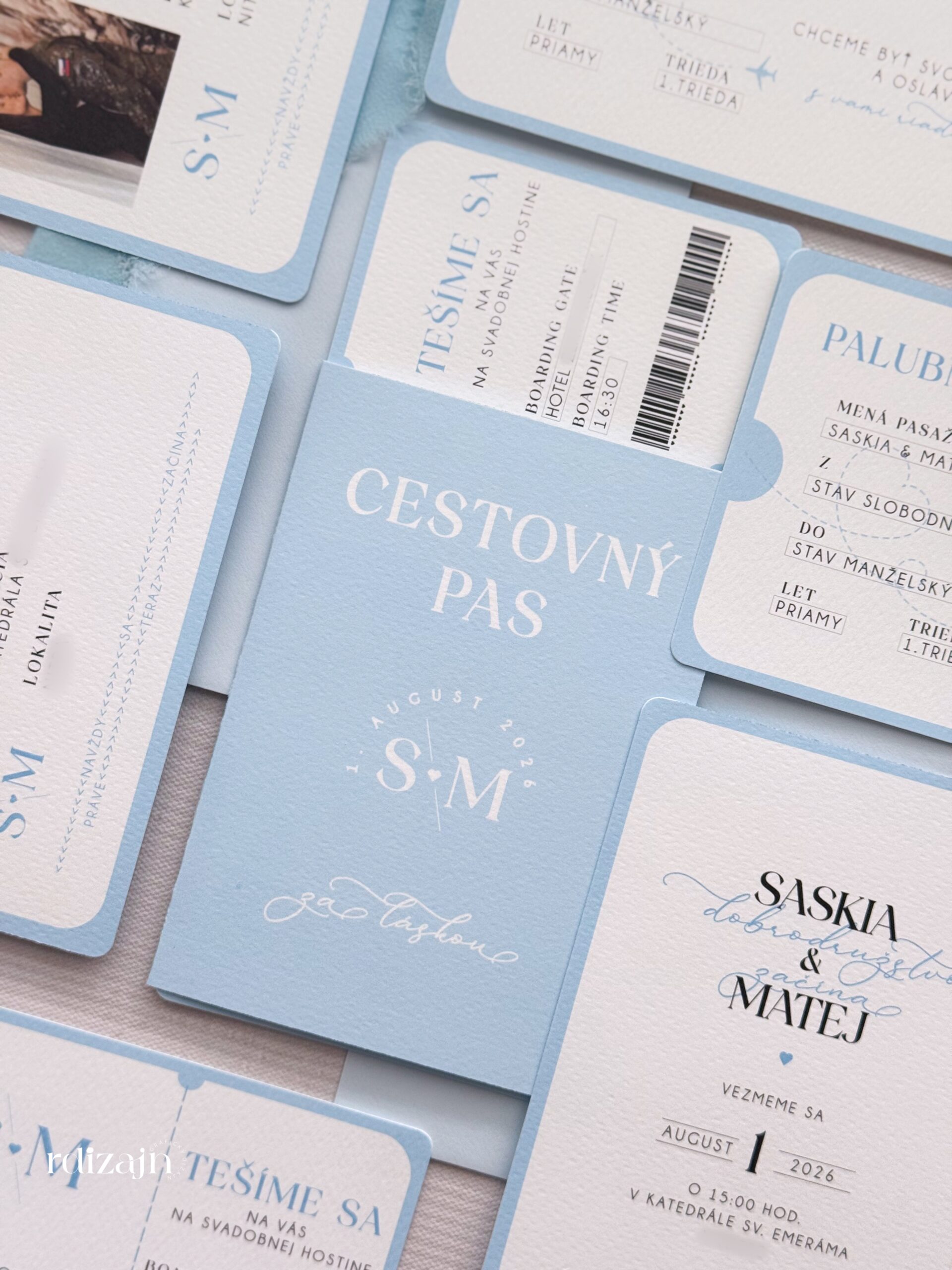 premiove-svadobne-oznamenie-babyblue-cestovny-pas-a-letenka-1 Svadobné oznámenie Cestovný pas s letenkou