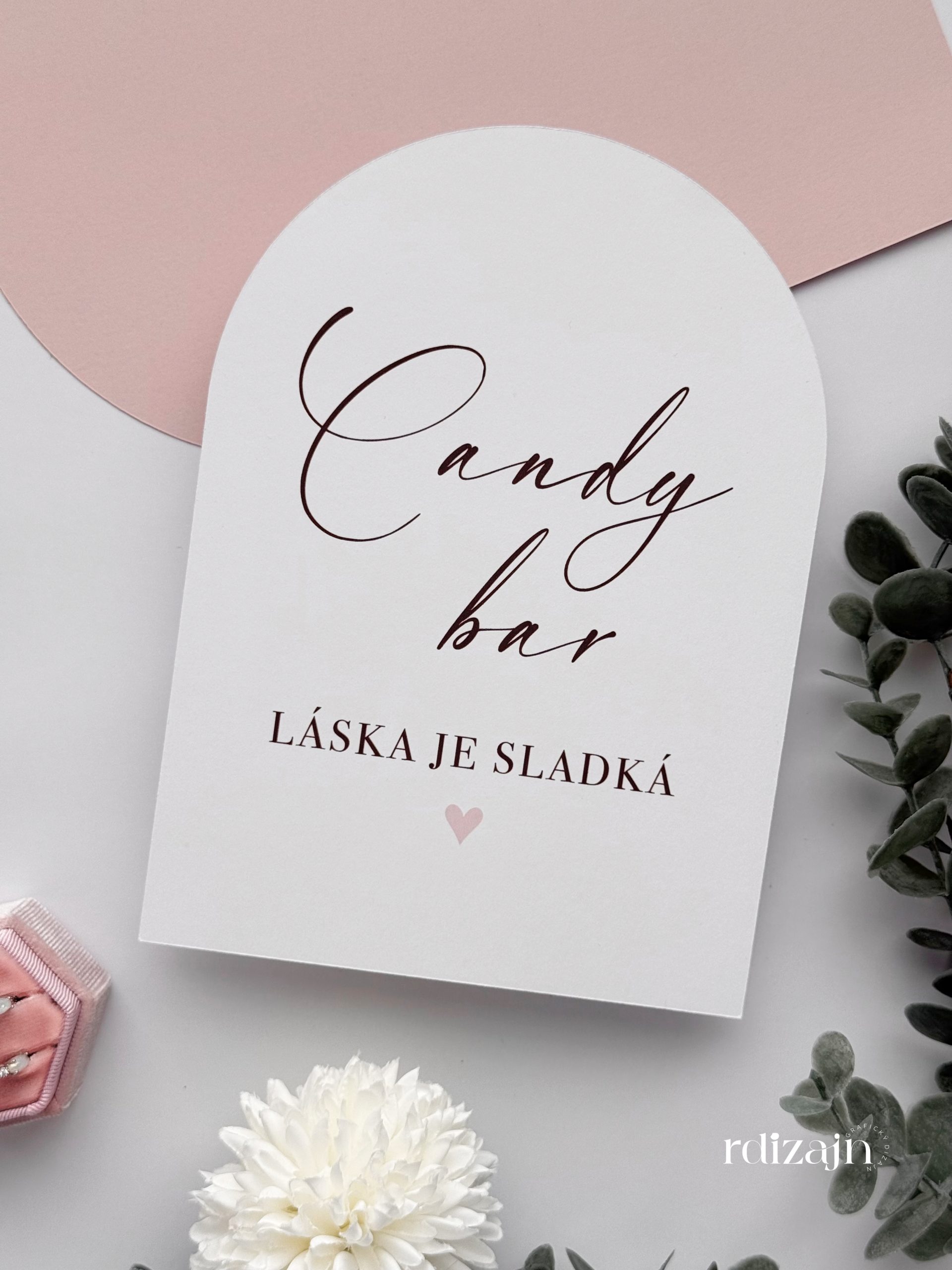 oblukova-informacna-karticka-candybar Oblúková informačná kartička CANDY BAR